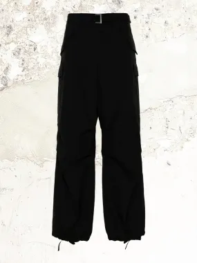 sacai belted cargo trousers