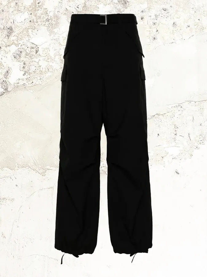 sacai belted cargo trousers