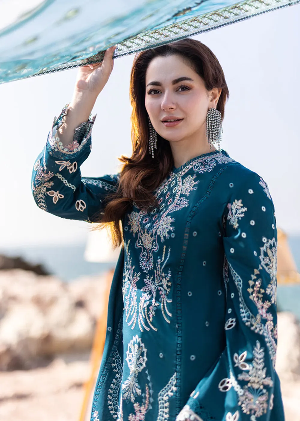 Sahil Kinare Luxury Lawn '24 by Qalamkar | FP-16 KIRA