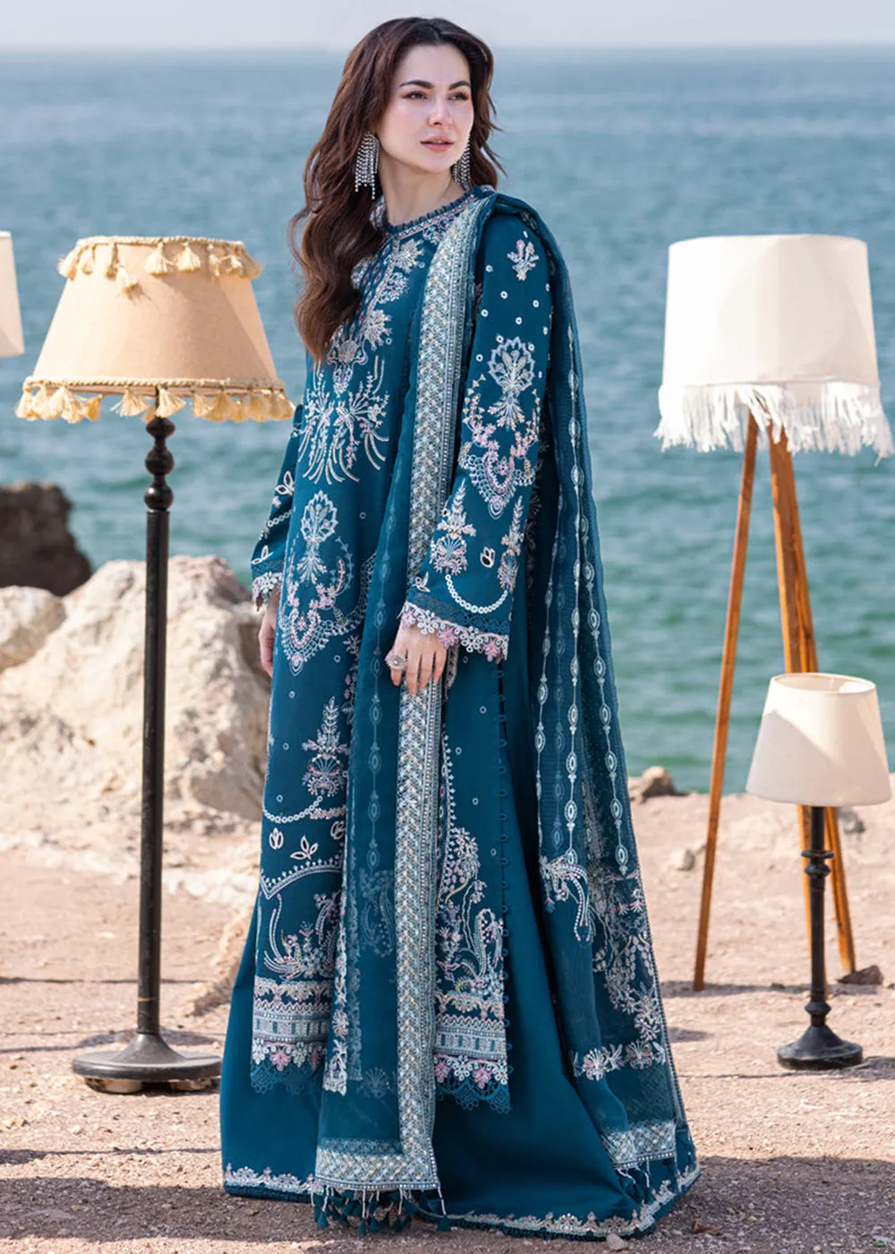 Sahil Kinare Luxury Lawn '24 by Qalamkar | FP-16 KIRA