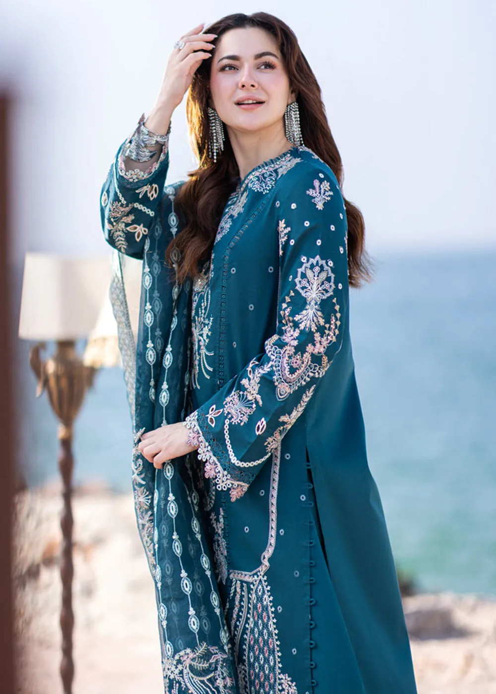 Sahil Kinare Luxury Lawn '24 by Qalamkar | FP-16 KIRA