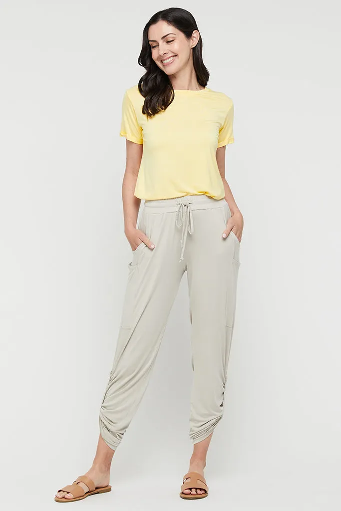 Shorter Bamboo Tee - Limoncello