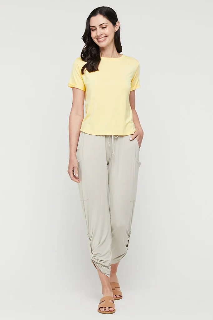 Shorter Bamboo Tee - Limoncello