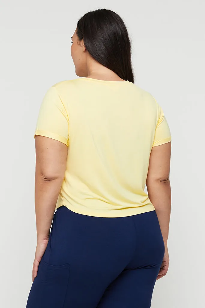 Shorter Bamboo Tee - Limoncello