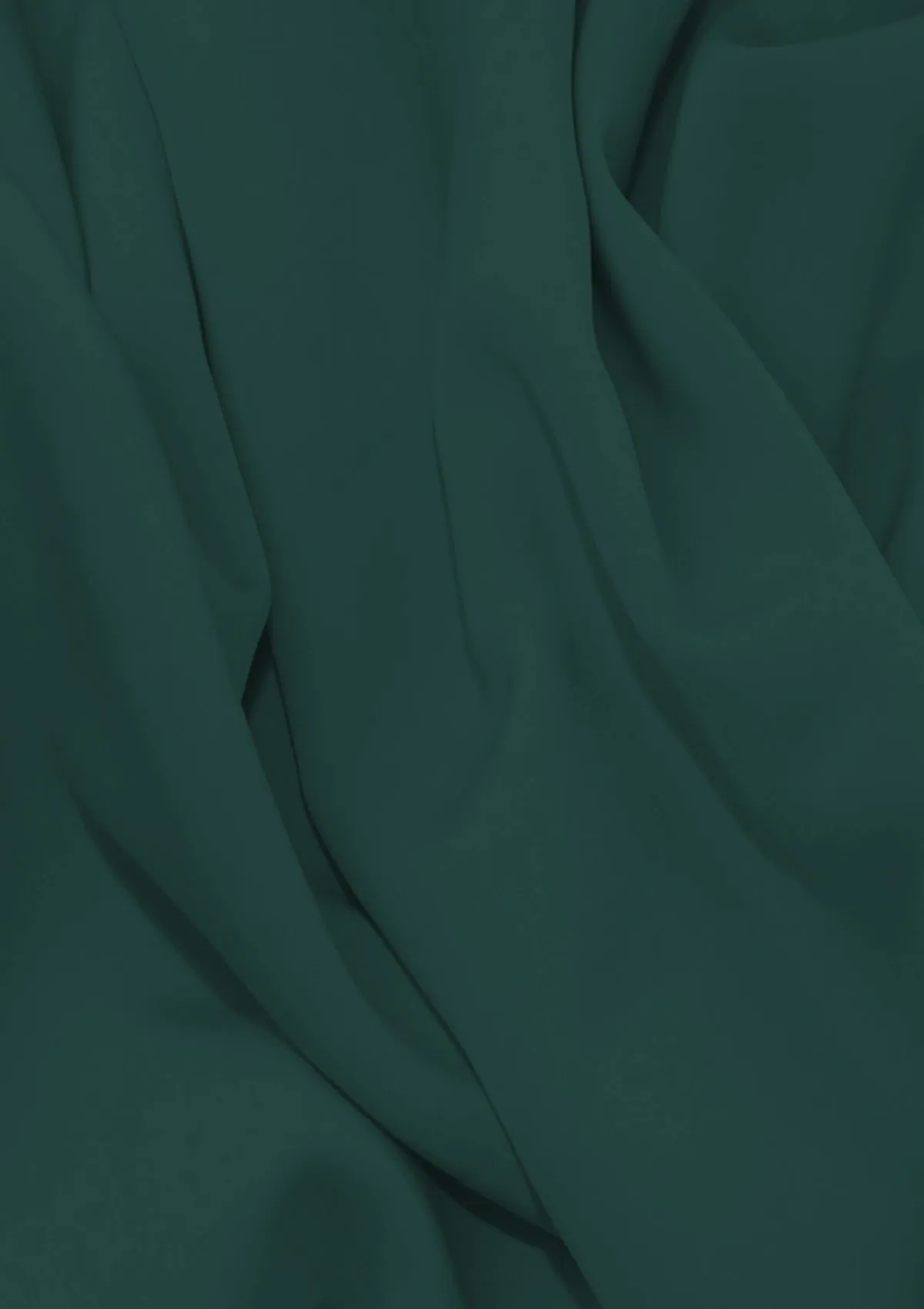 Sienna Crepe Fabric Dull Teal 60" (150cms) Plain Dyed Luxury Soft Feel Dress/craft/fashion