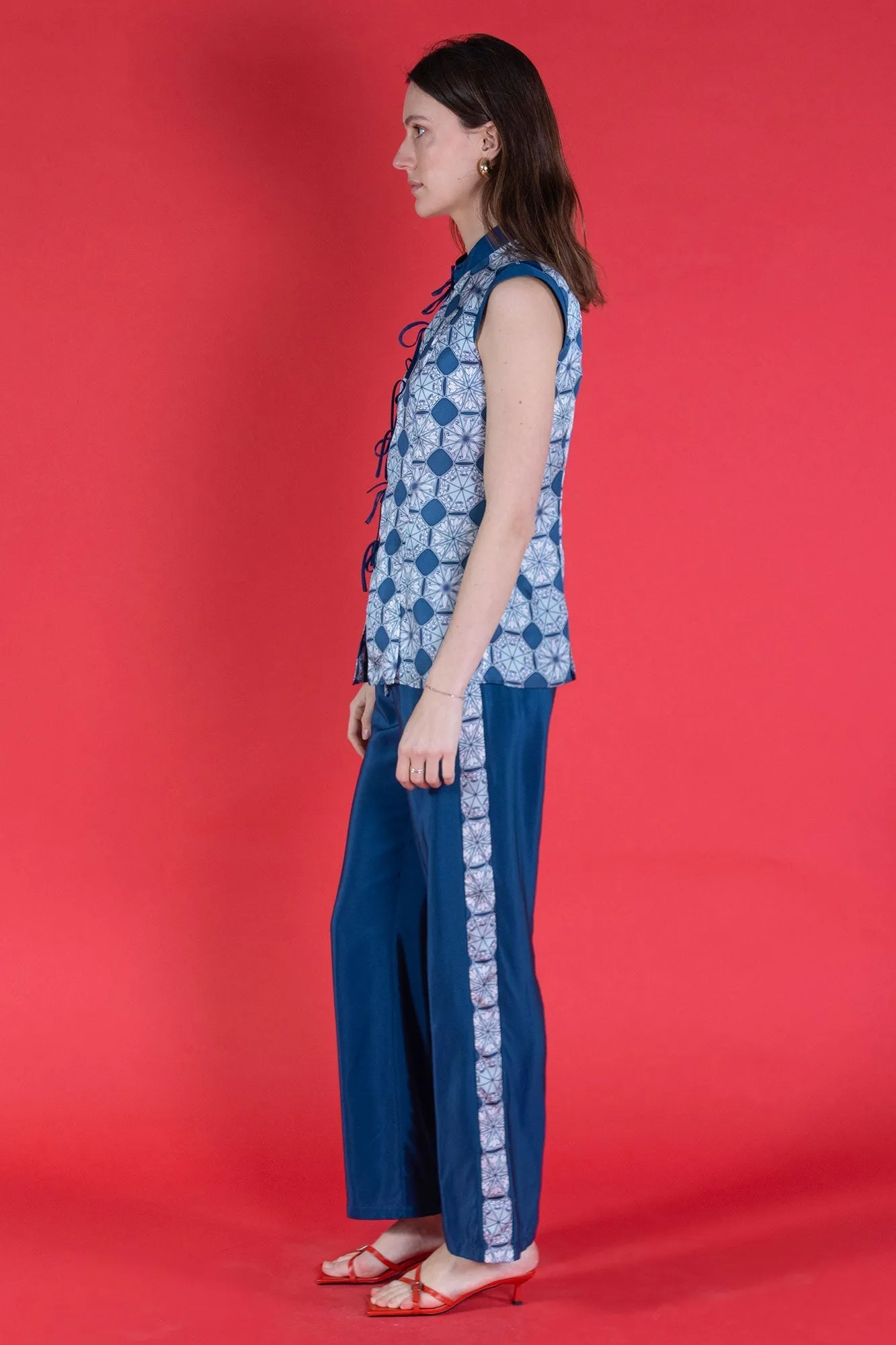 Silk Marina Pants APRIL SHOWERS