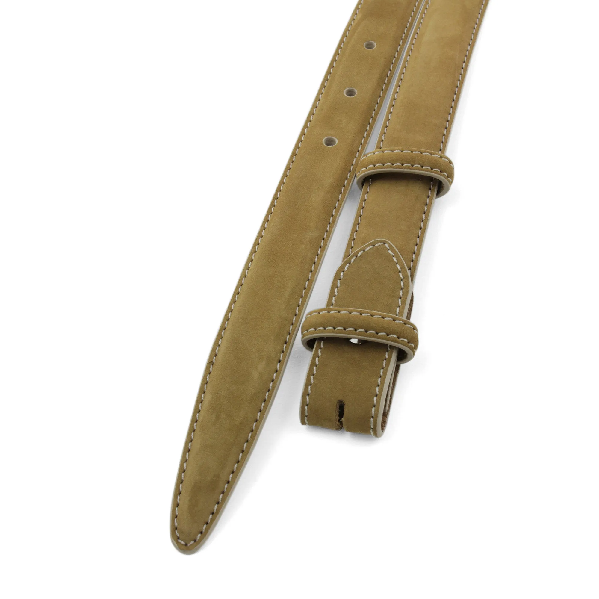 Slim Classic Nubuck Belt Strap