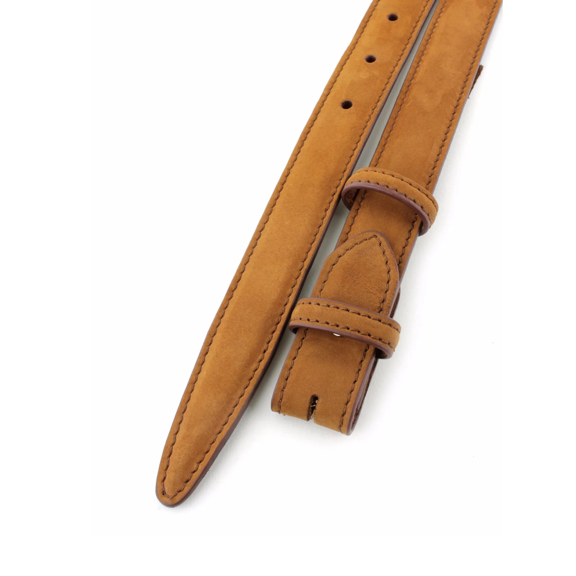 Slim Classic Nubuck Belt Strap