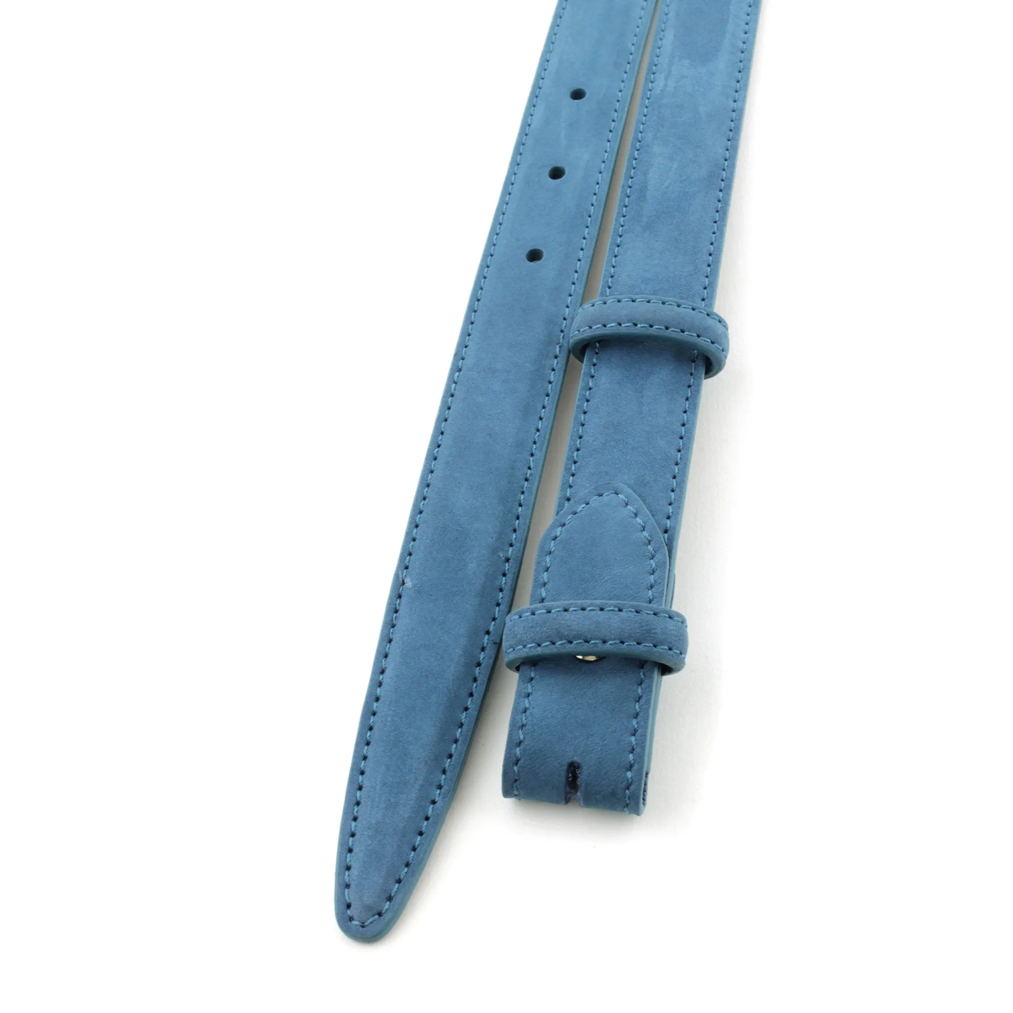 Slim Classic Nubuck Belt Strap