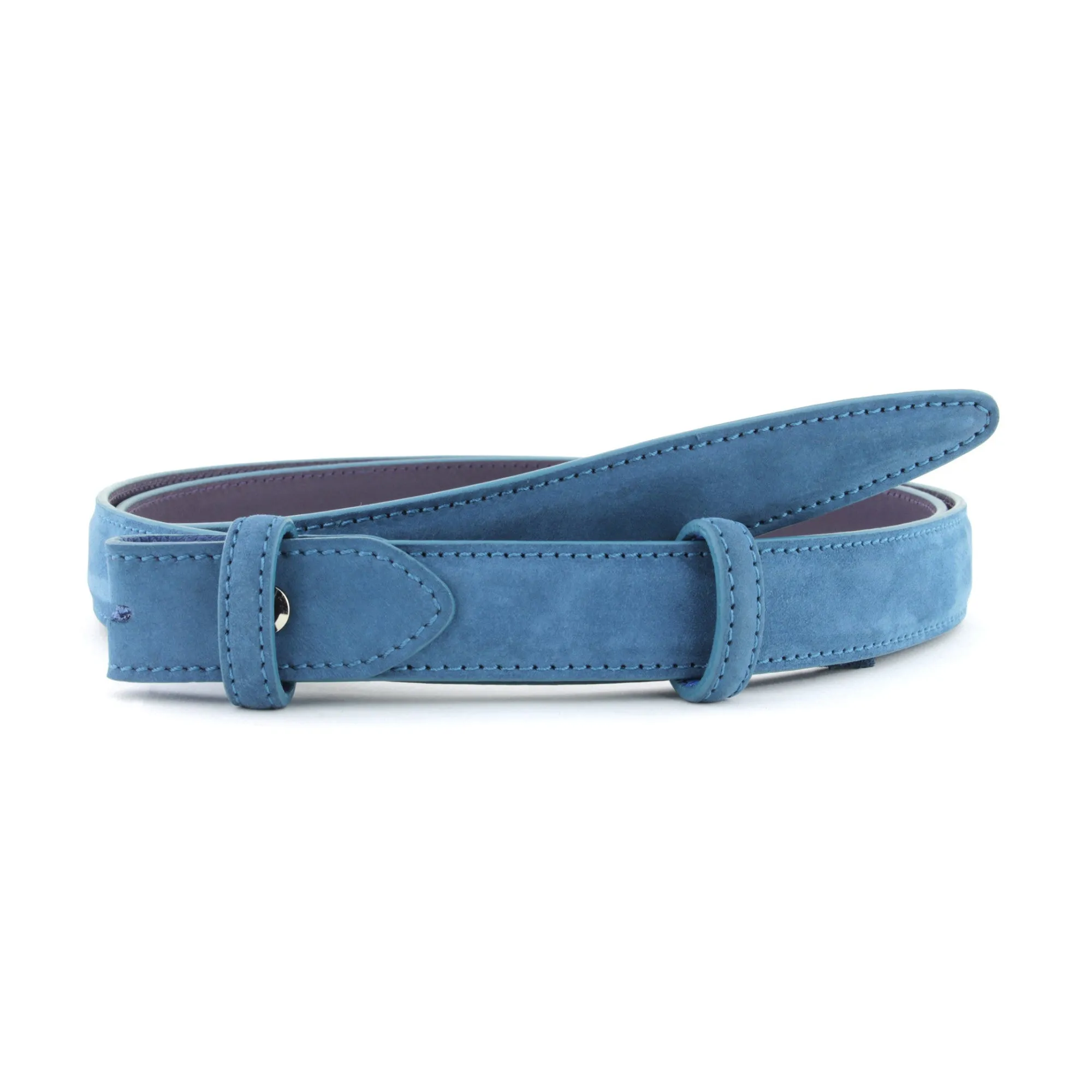 Slim Classic Nubuck Belt Strap