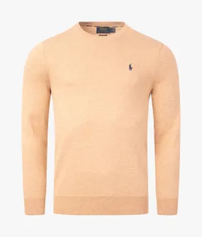 Slim Fit Cotton Crewneck Sweater