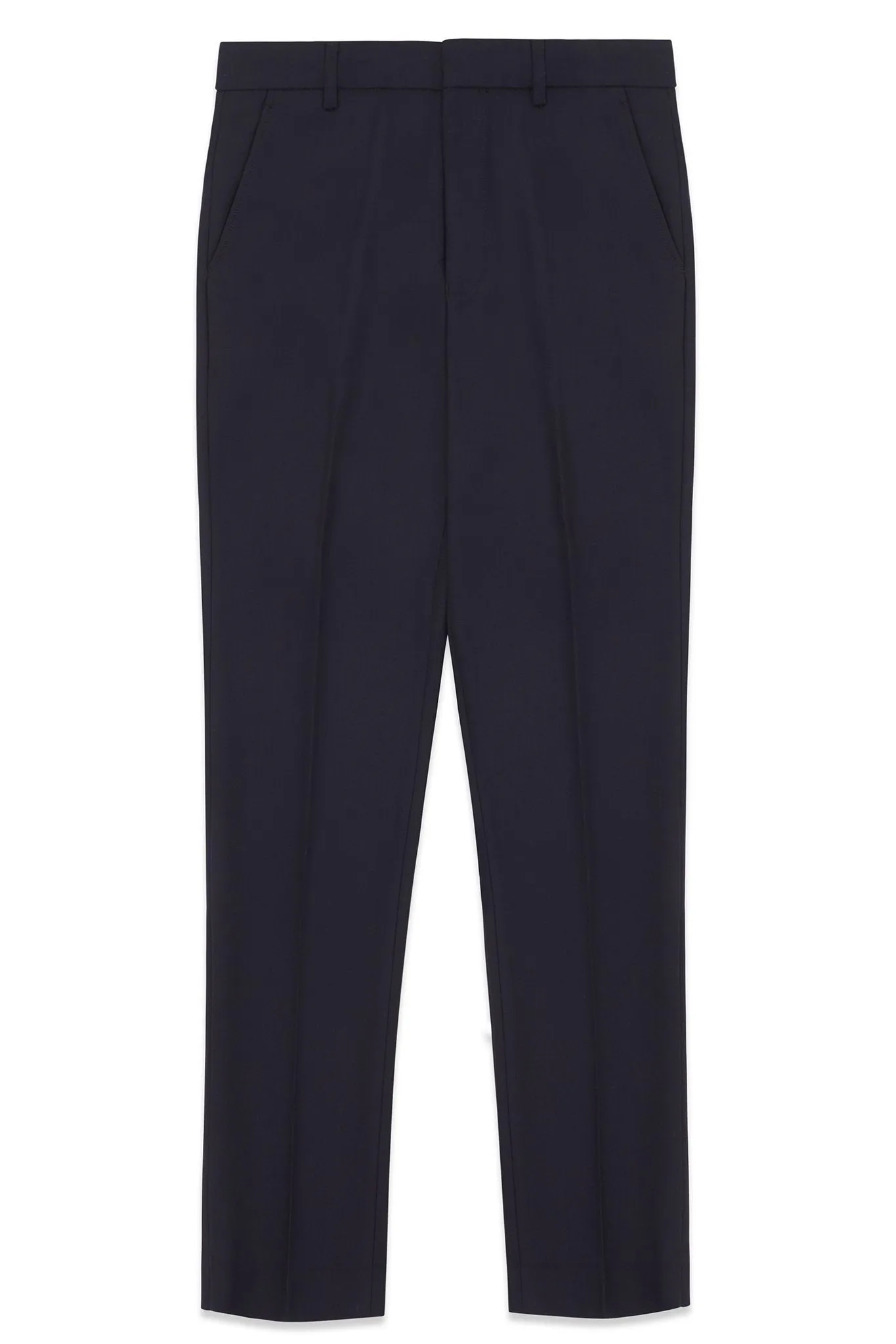 Slim Fit Wool-Blend Twill Trouser