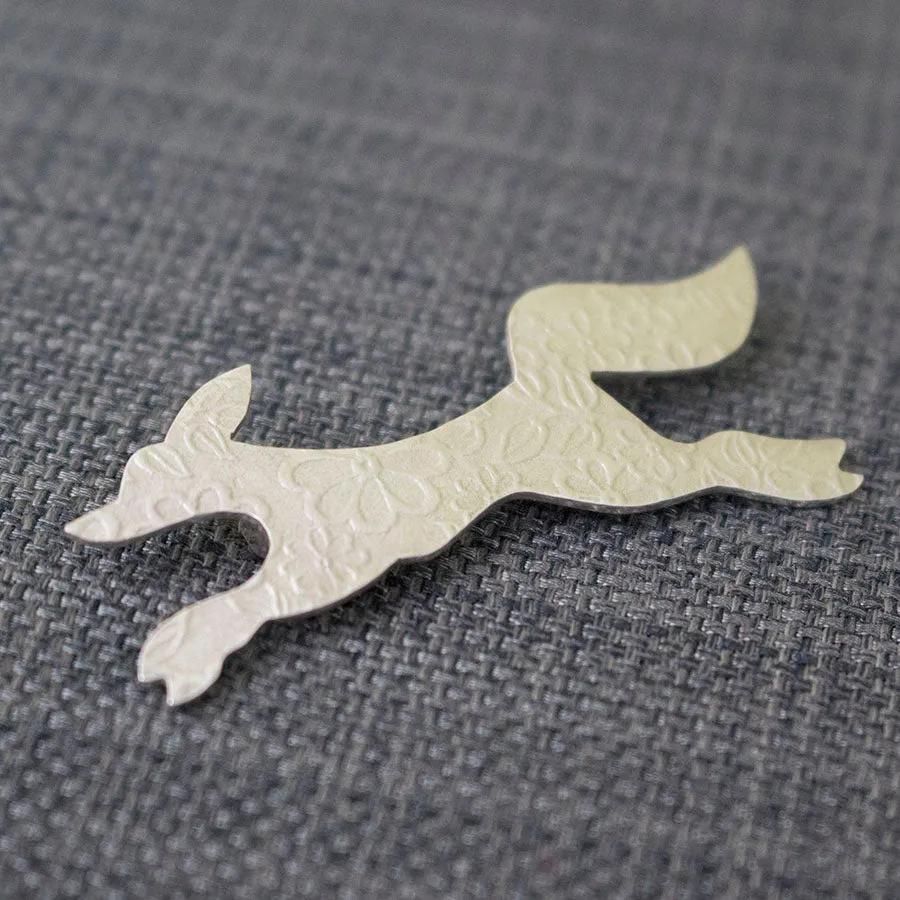 Small Fox Brooch