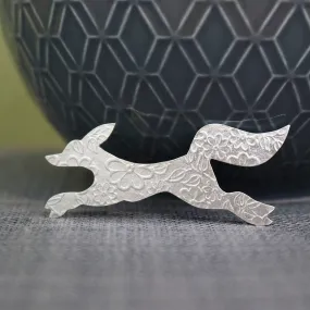 Small Fox Brooch