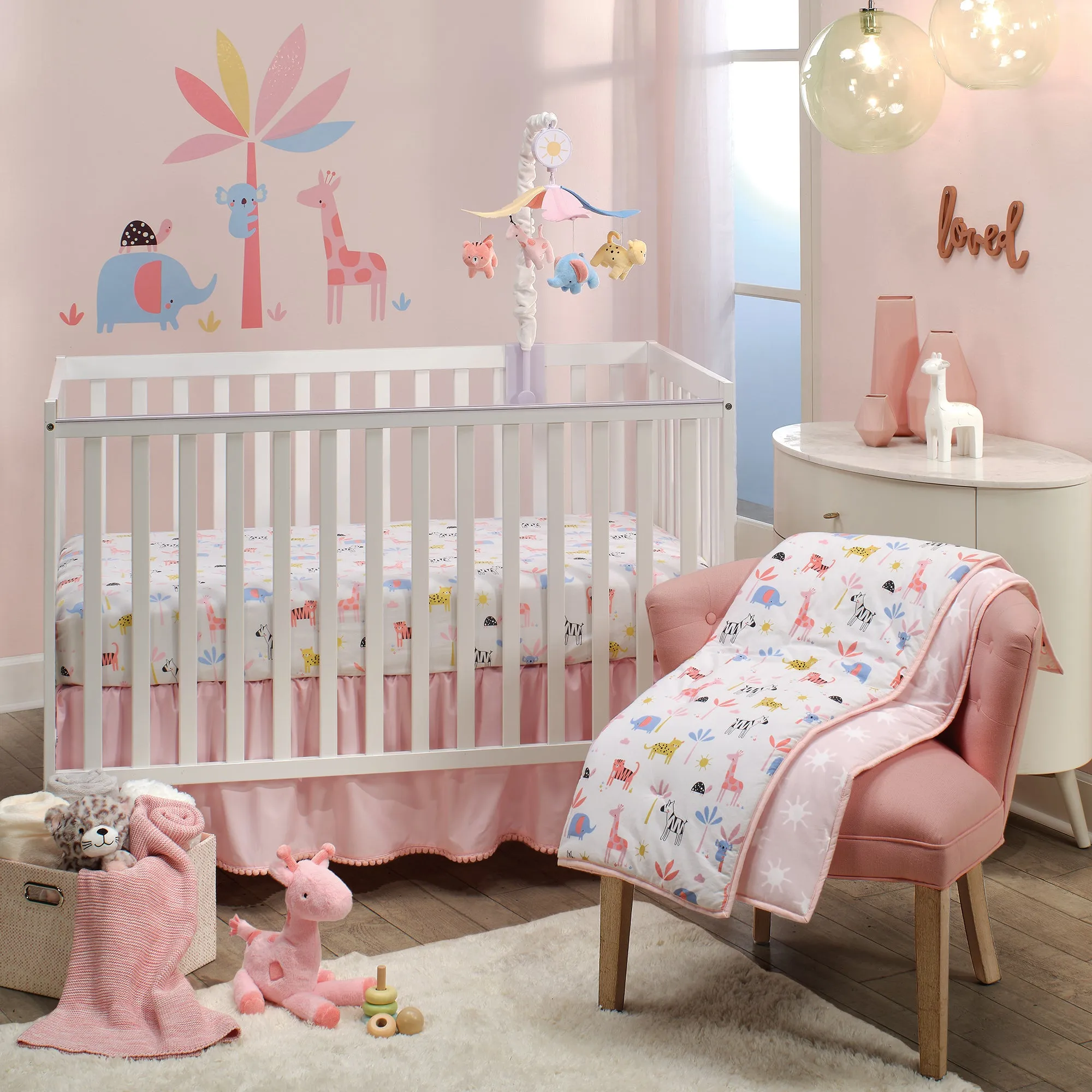 Snuggle Jungle 5-Piece Crib Bedding Set