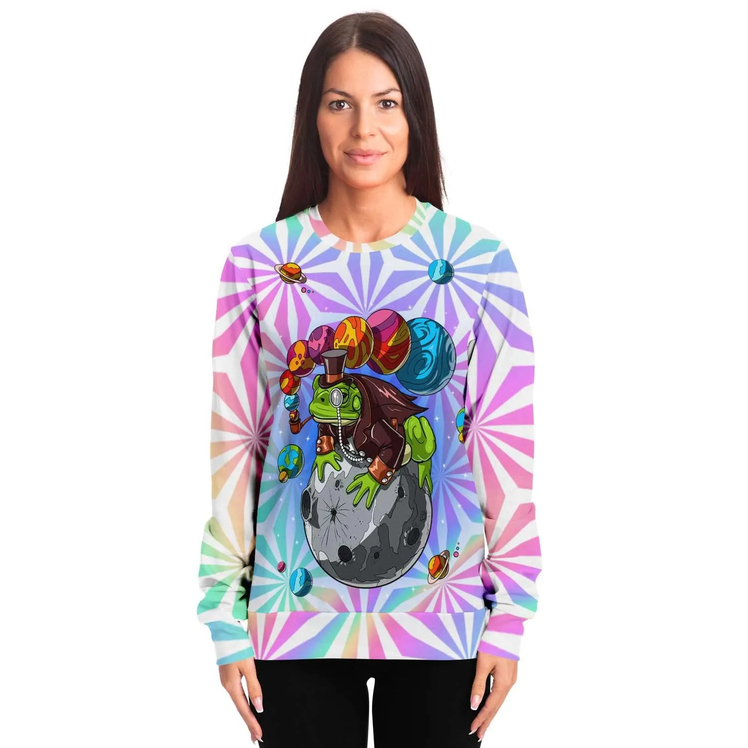 Spase Frog Holographic Sweatshirt