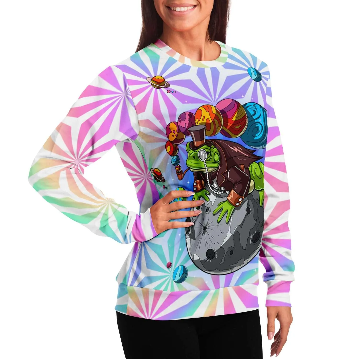 Spase Frog Holographic Sweatshirt