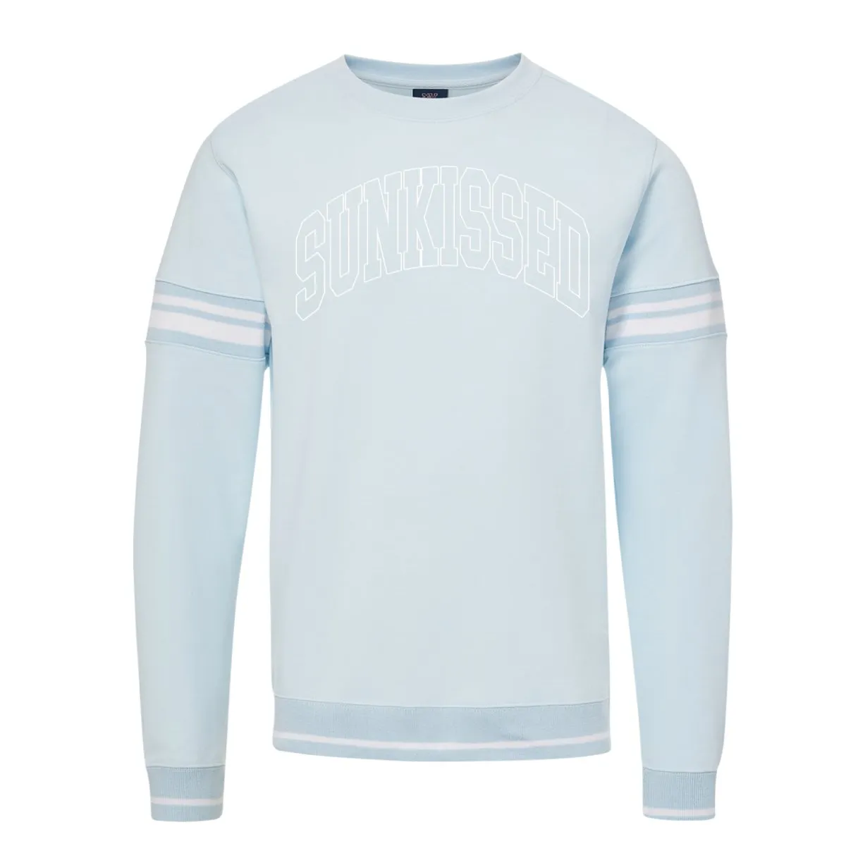 'Sunkissed' PUFF Stripe Crewneck Sweatshirt