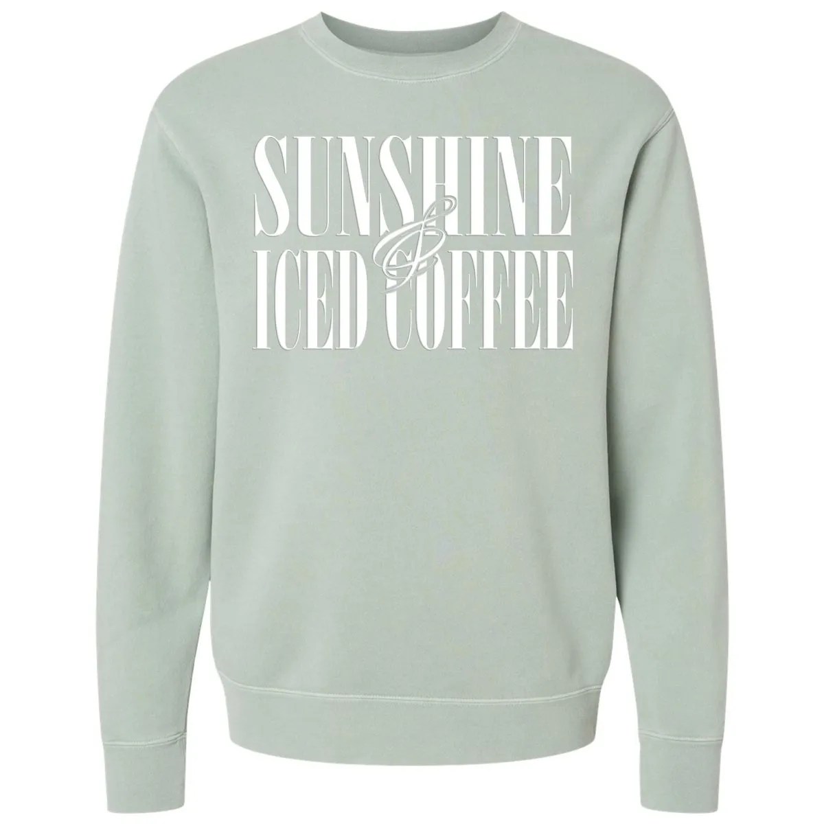 'Sunshine & Iced Coffee' PUFF Cozy Crew