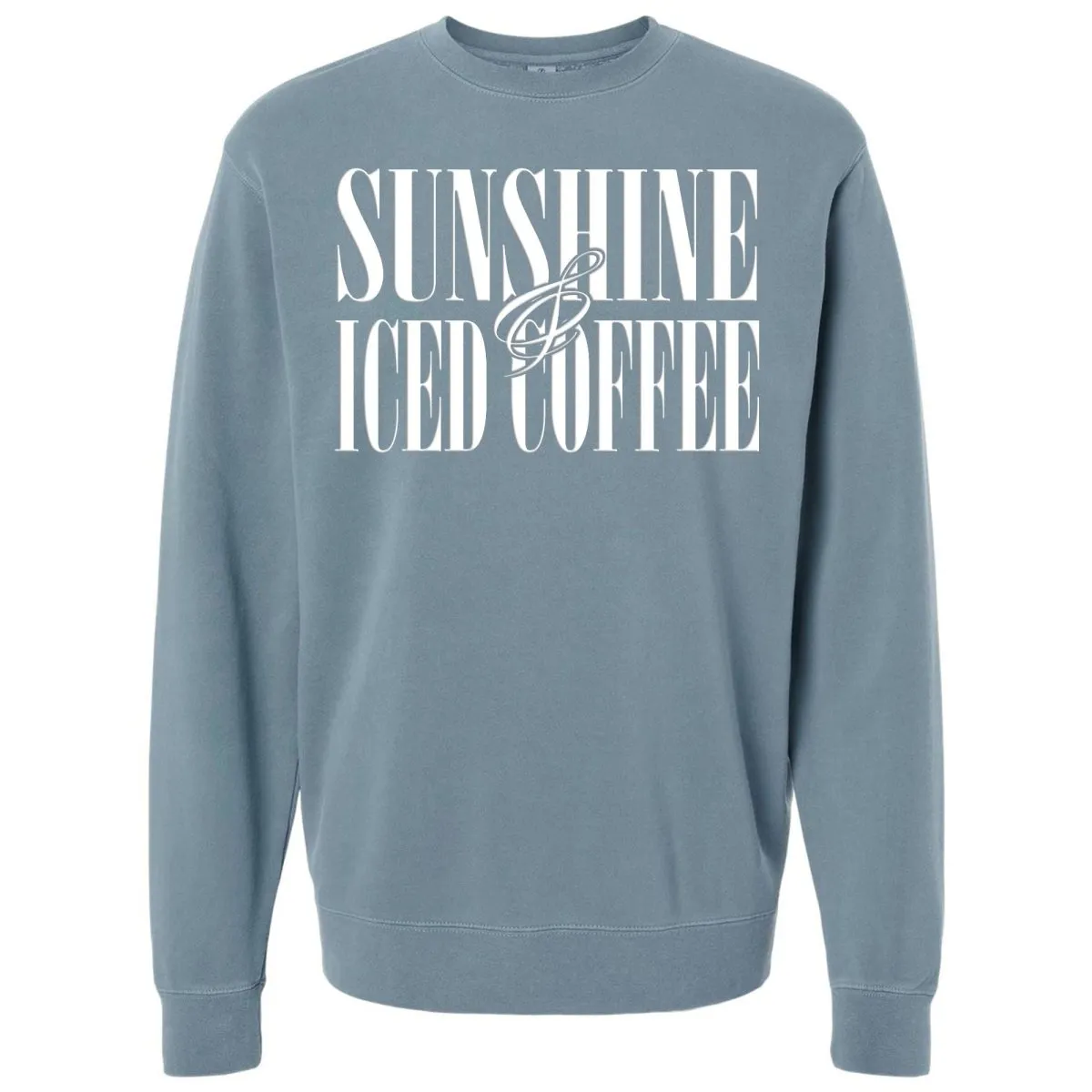 'Sunshine & Iced Coffee' PUFF Cozy Crew