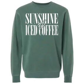 'Sunshine & Iced Coffee' PUFF Cozy Crew