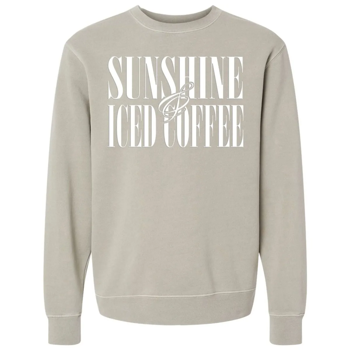 'Sunshine & Iced Coffee' PUFF Cozy Crew