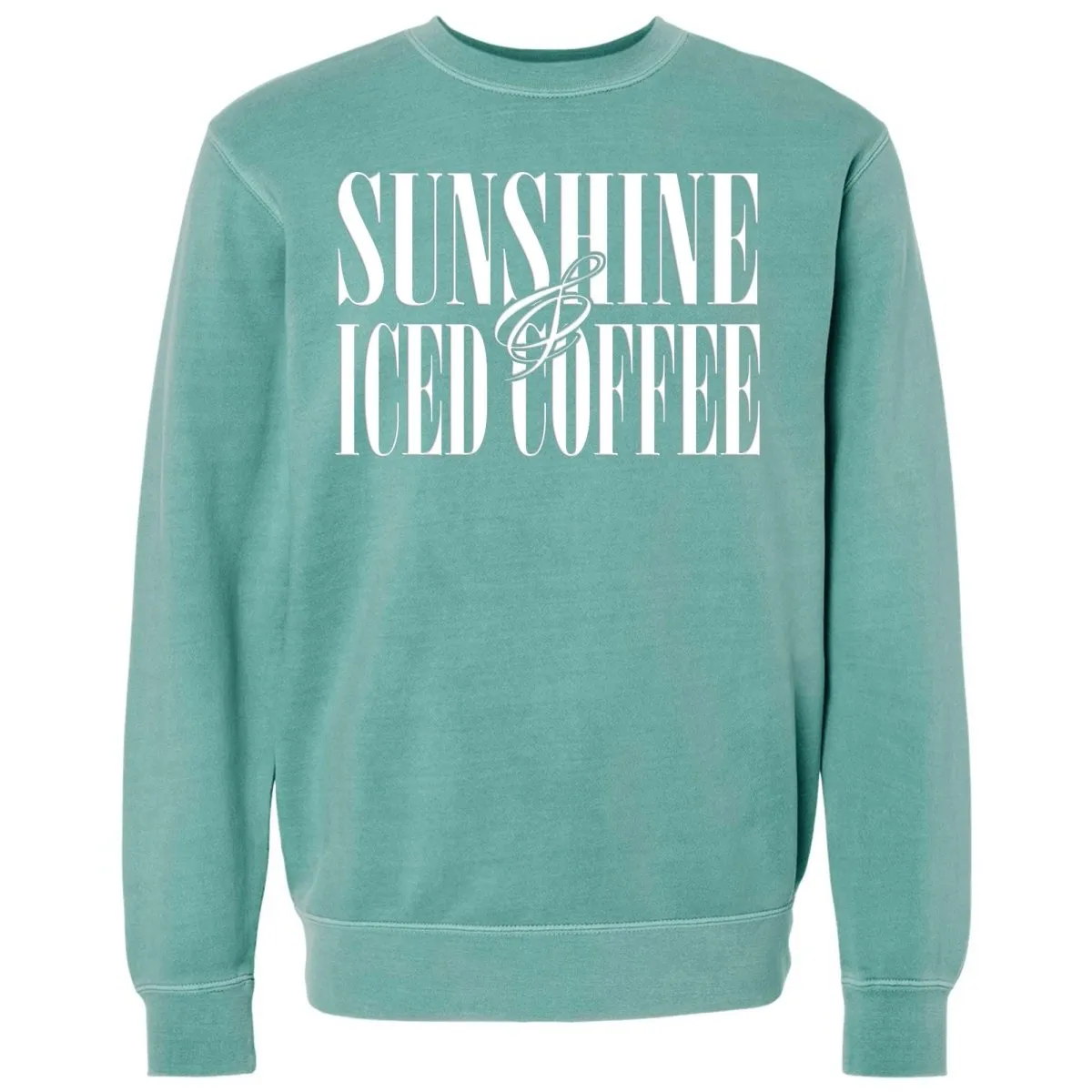 'Sunshine & Iced Coffee' PUFF Cozy Crew