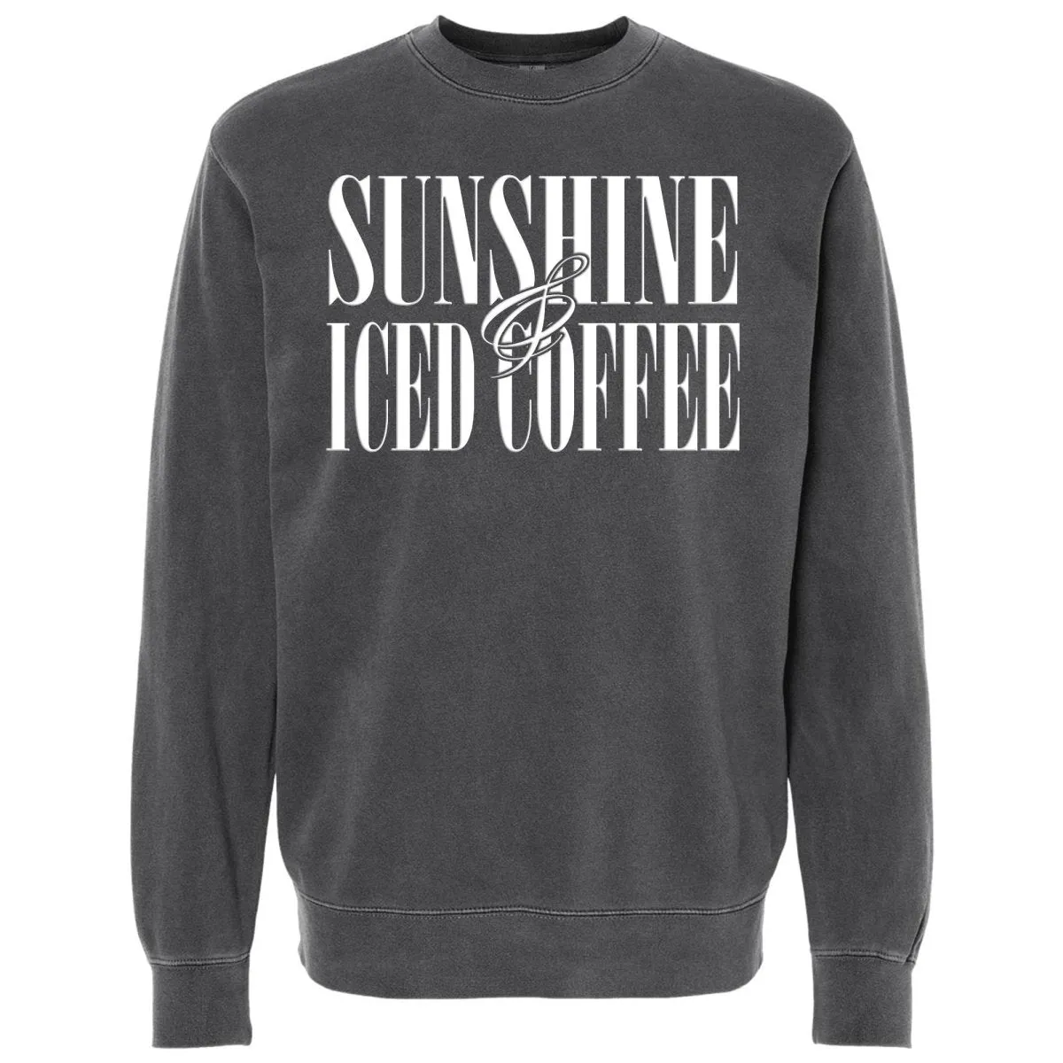 'Sunshine & Iced Coffee' PUFF Cozy Crew