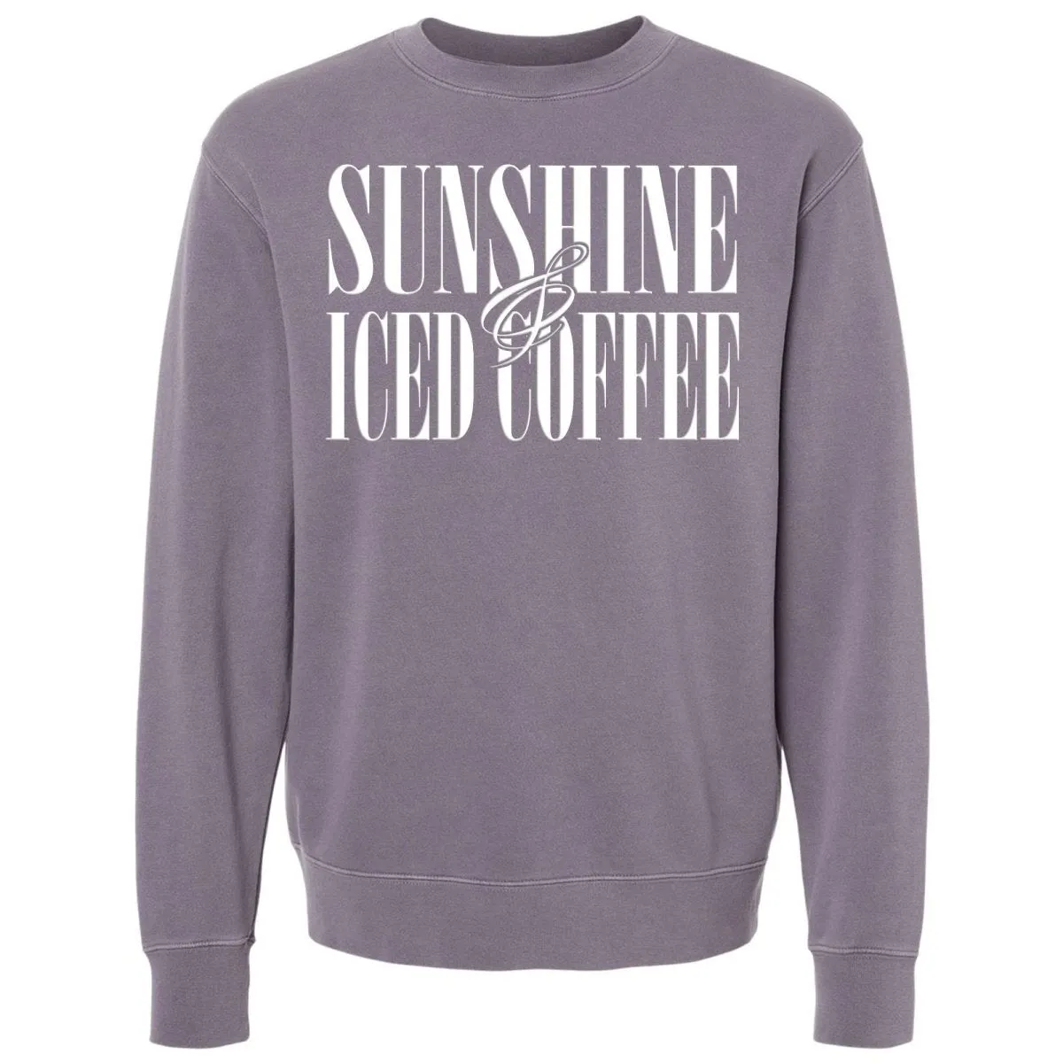 'Sunshine & Iced Coffee' PUFF Cozy Crew