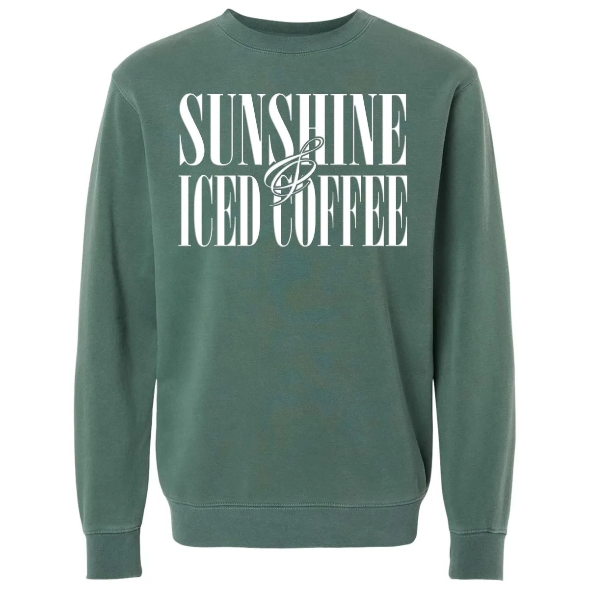 'Sunshine & Iced Coffee' PUFF Cozy Crew