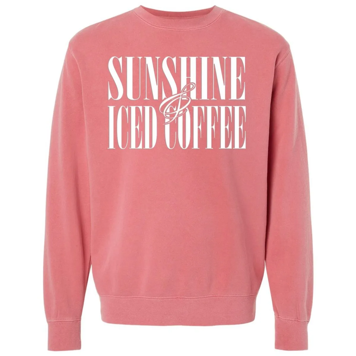 'Sunshine & Iced Coffee' PUFF Cozy Crew