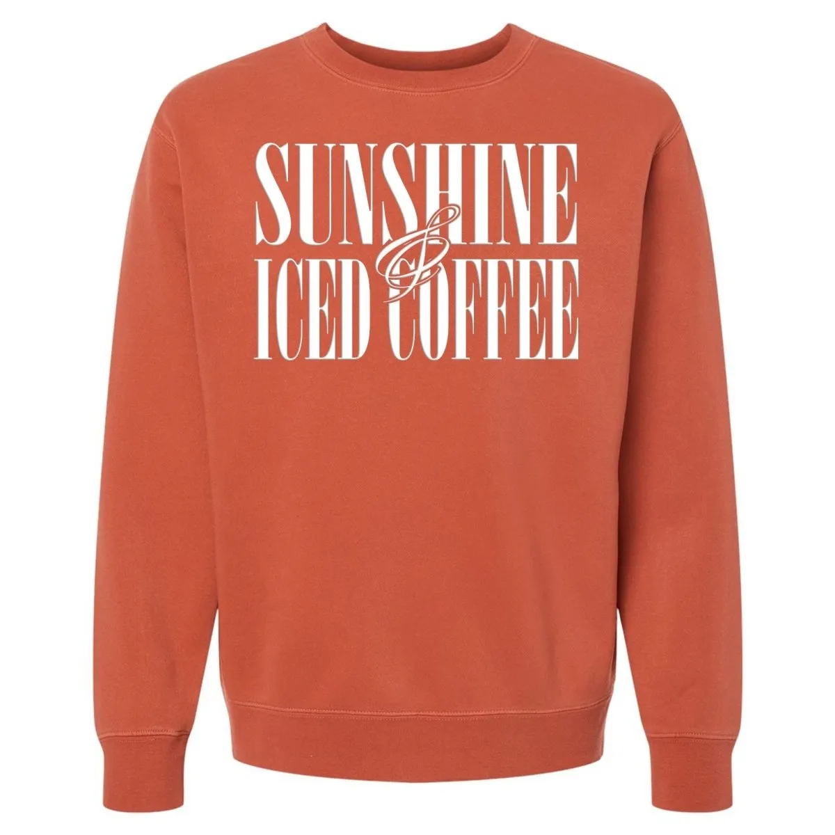 'Sunshine & Iced Coffee' PUFF Cozy Crew