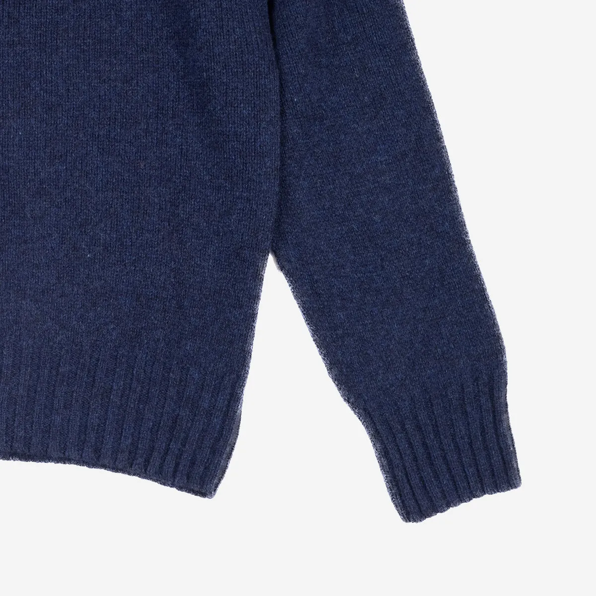 Superfine Lambswool Crew Sweater - Cosmos Navy