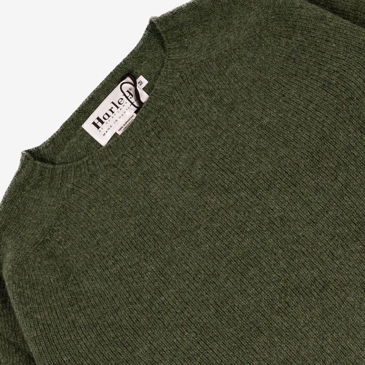 Superfine Lambswool Crew Sweater - Serpentine