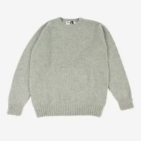 Supersoft Shaggy Wool Crew Sweater - Fauna