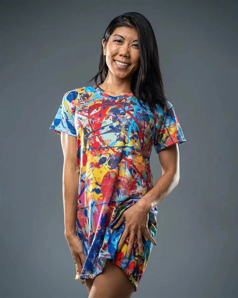 Taffy Galaxy, WOMEN'S T-Shirt DRESS by Jumper Maybach®