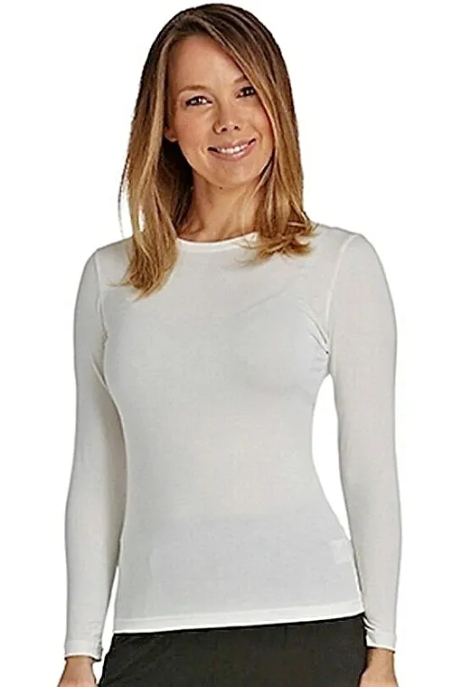 Tani Long Sleeve Round Neck Fitted Tee