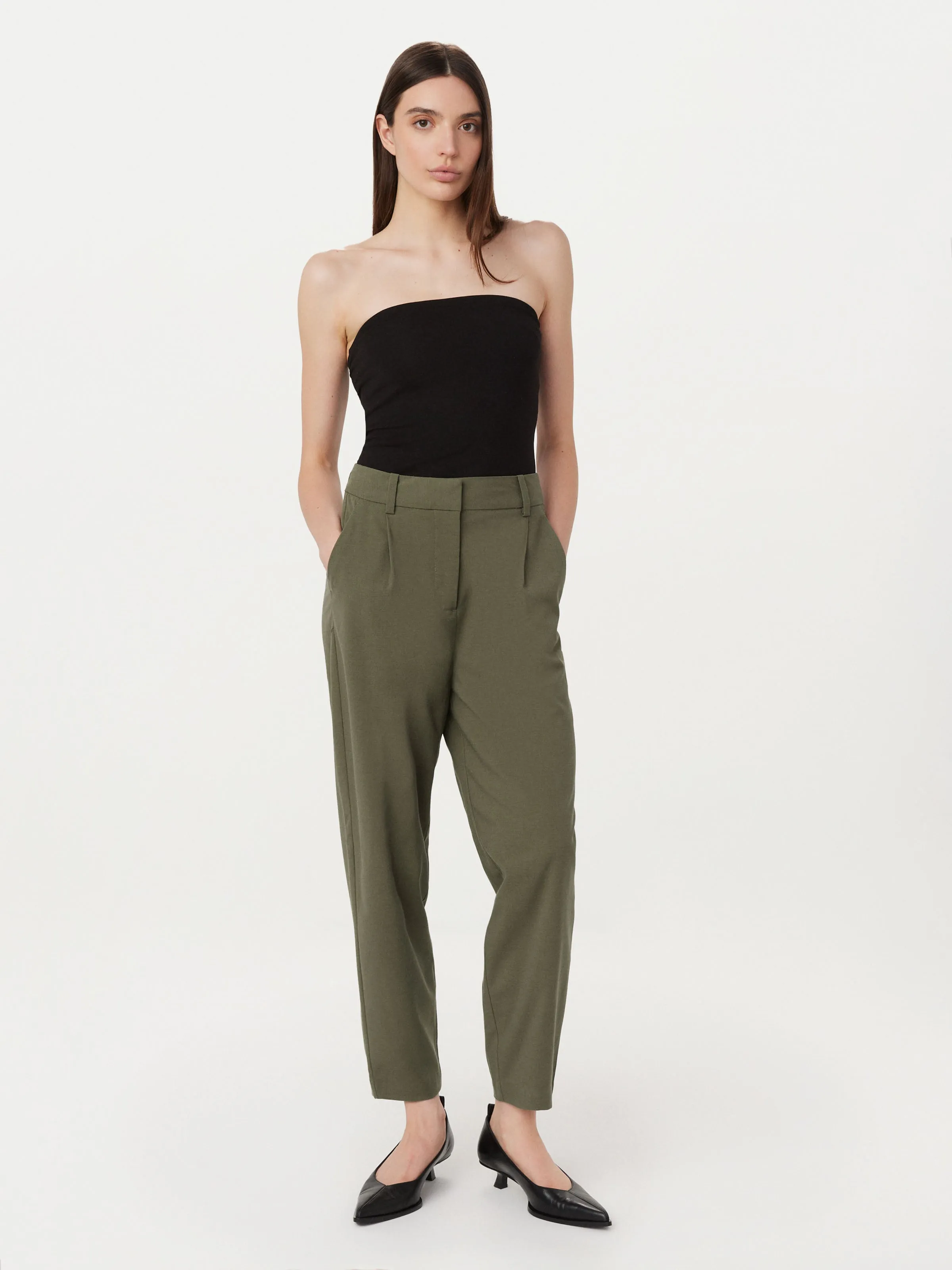 The Amelia Balloon Pant in Green