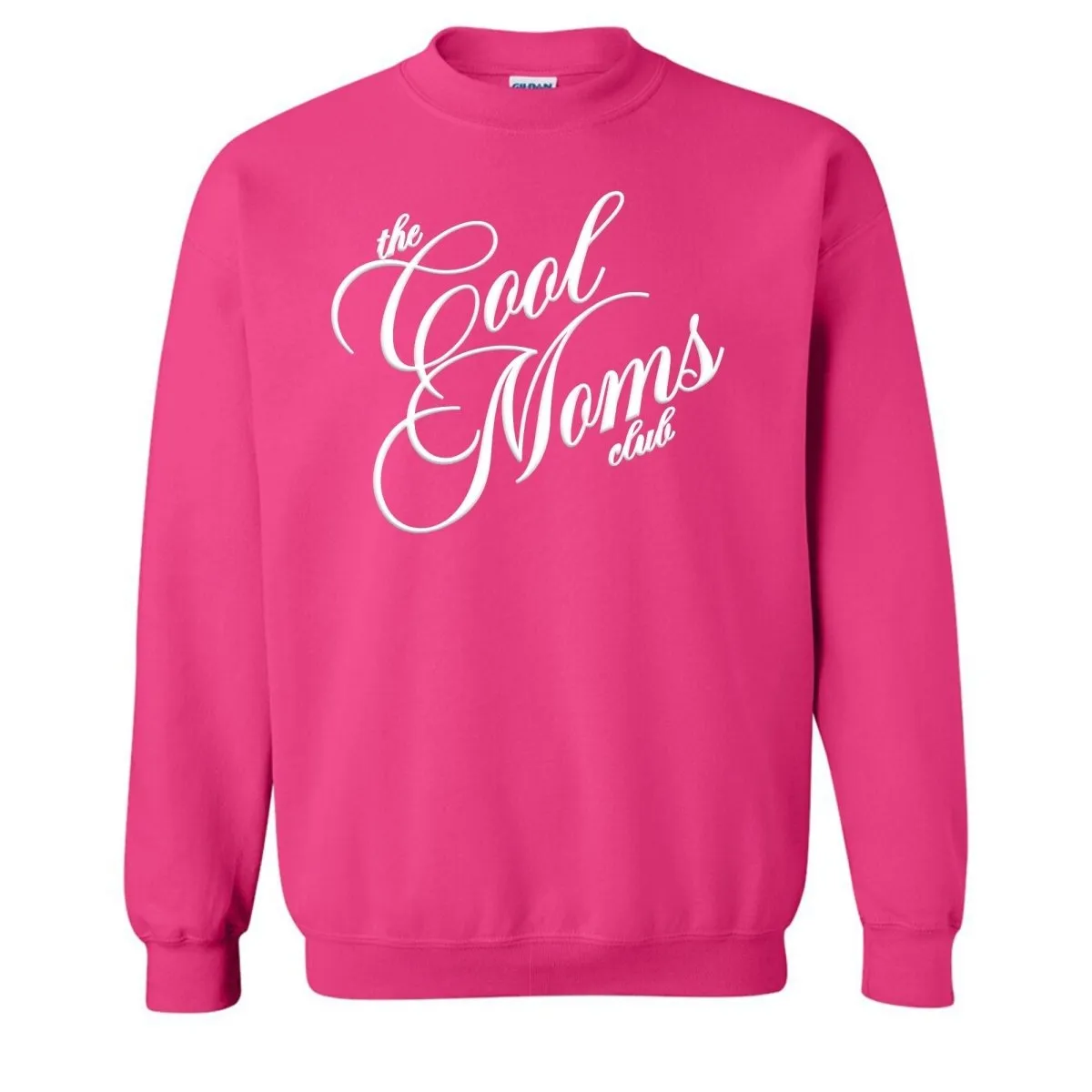 'The Cool Moms Club' PUFF Crewneck Sweatshirt