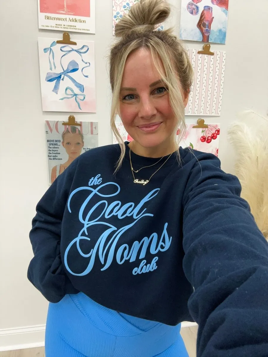 'The Cool Moms Club' PUFF Crewneck Sweatshirt