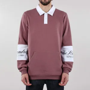 The Hundreds Stack Polo Neck Sweatshirt