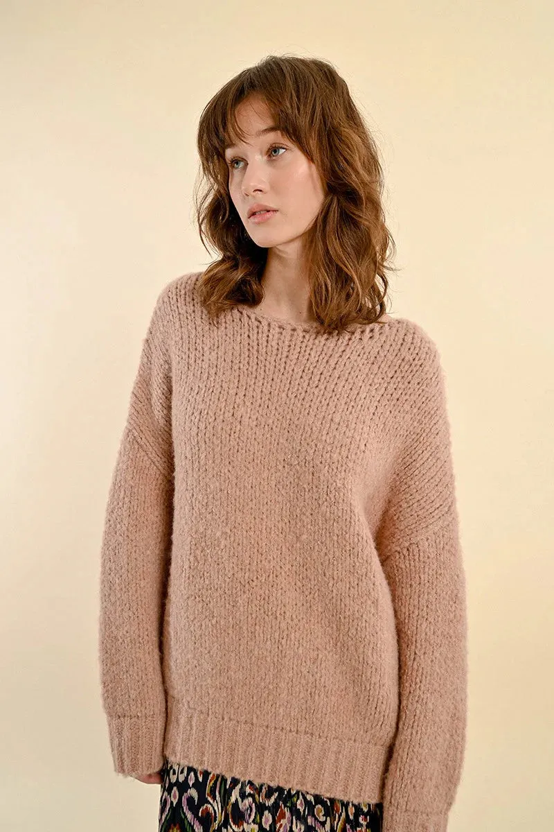 The Kendal Knitted Jumper - Rose