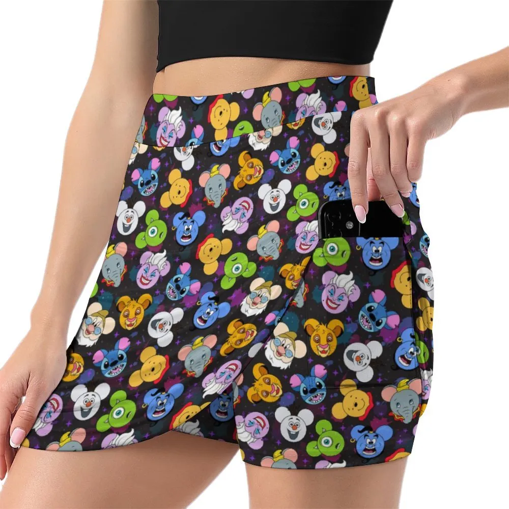 The Magical Gang Athletic A-Line Skirt With Pocket