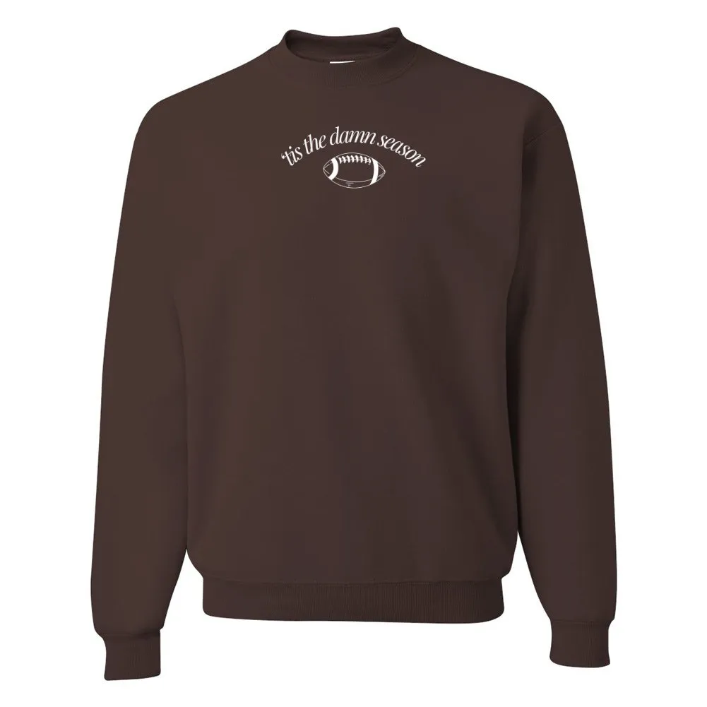 'Tis The Damn Season' PUFF Crewneck Sweatshirt