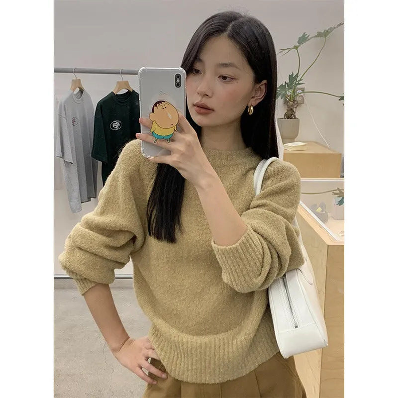 Toleet 2000s fashion Woolen Sweater for Women 2024 Autumn Trendy Comfy Designer Oversize Knitted Crewneck Jumper Sweater