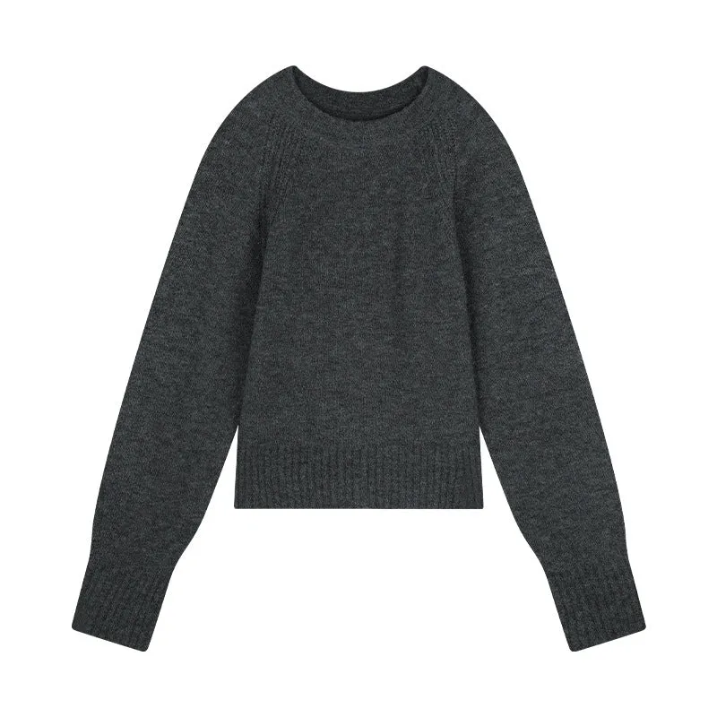 Toleet 2000s fashion Woolen Sweater for Women 2024 Autumn Trendy Comfy Designer Oversize Knitted Crewneck Jumper Sweater