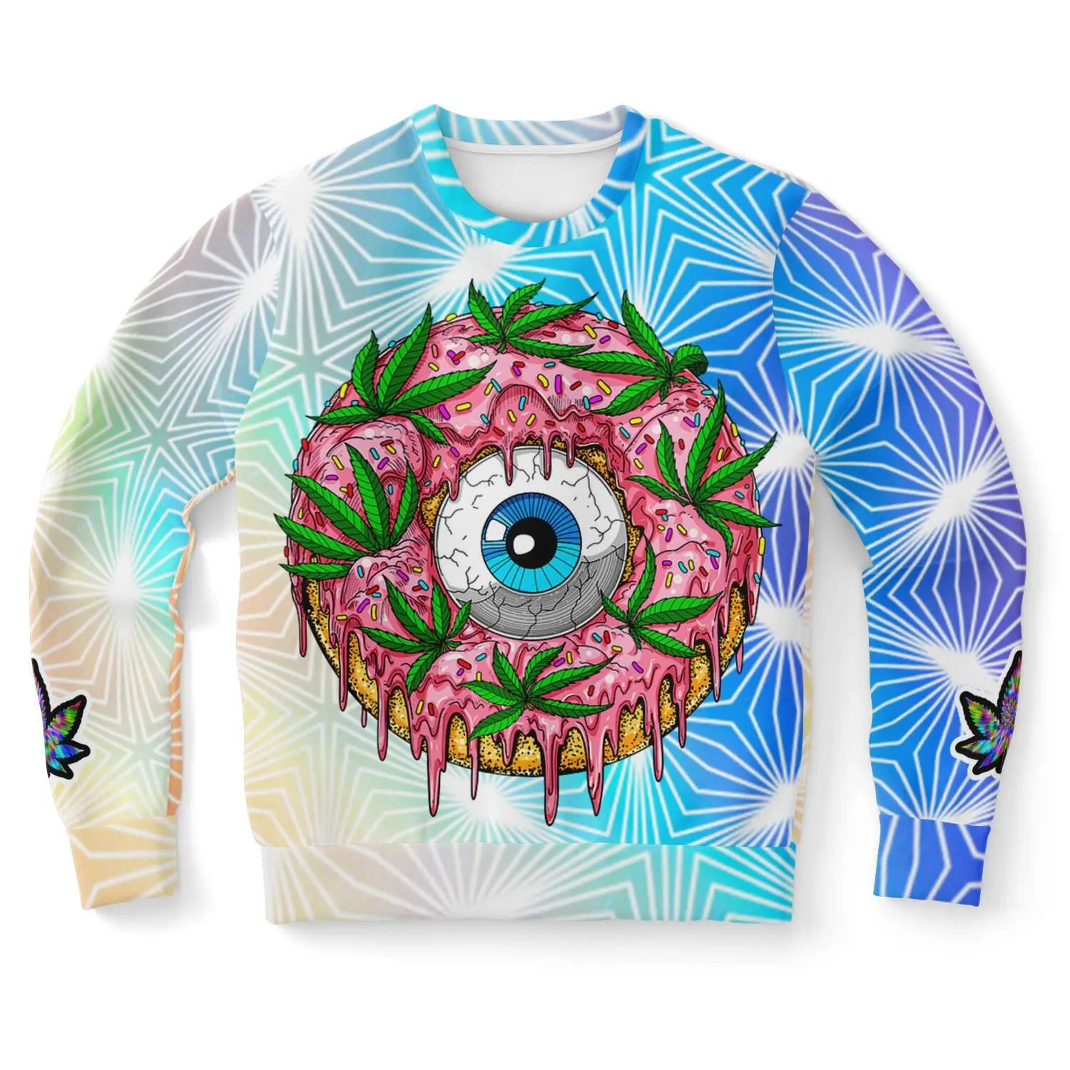 Trippy Donut Holographic Sweatshirt