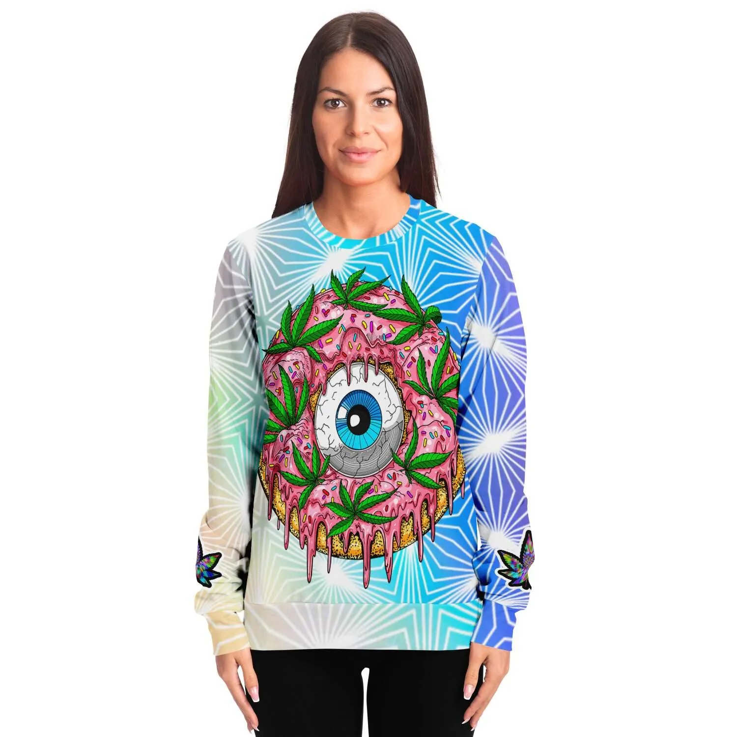 Trippy Donut Holographic Sweatshirt