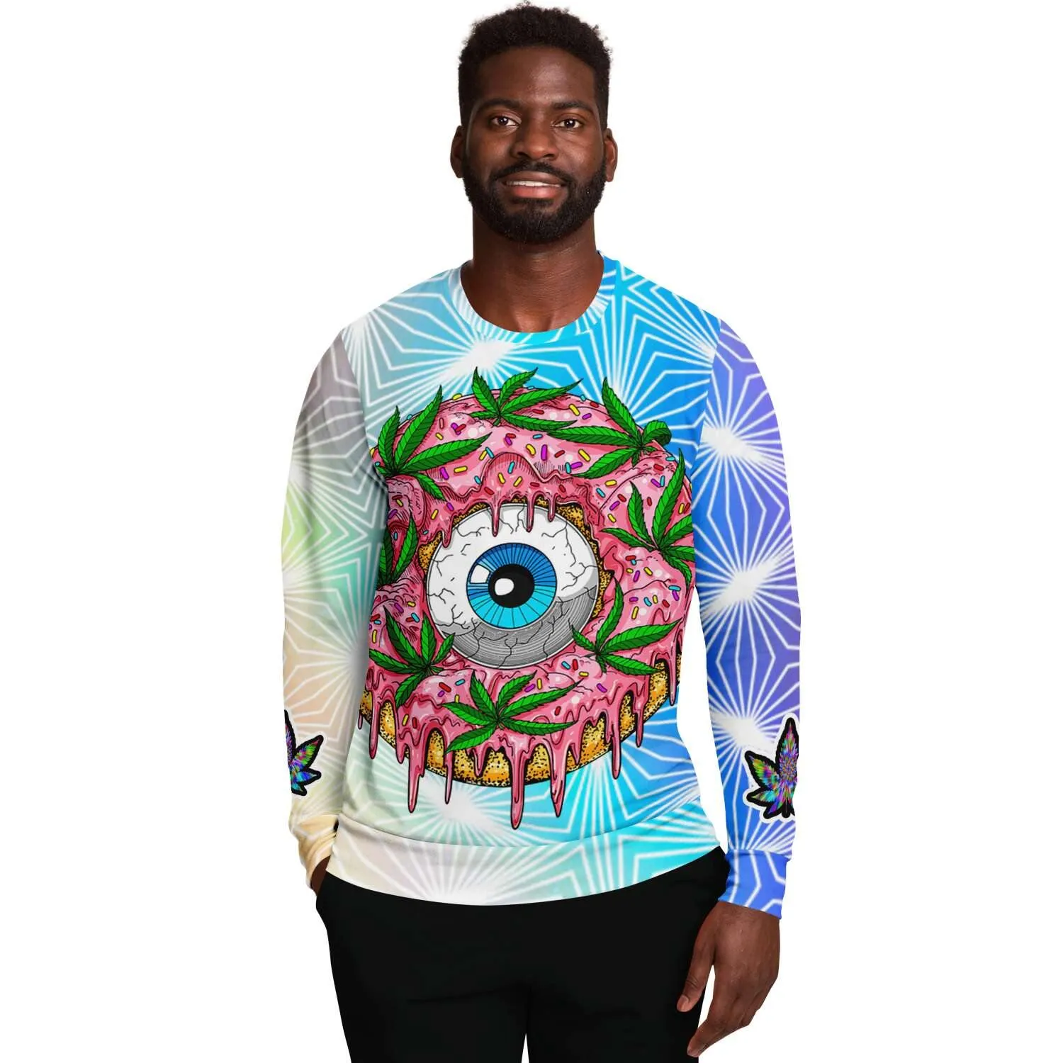 Trippy Donut Holographic Sweatshirt