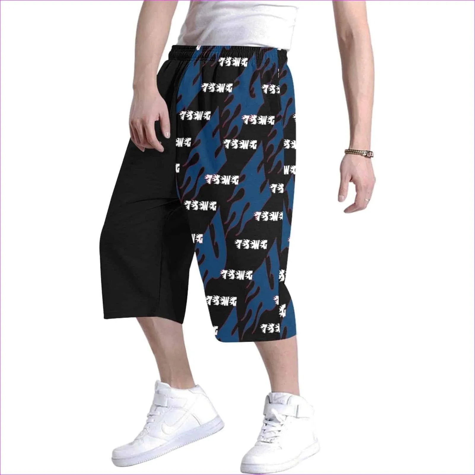 TSWG Fuego Flame Baggy Shorts for Men - 2 styles